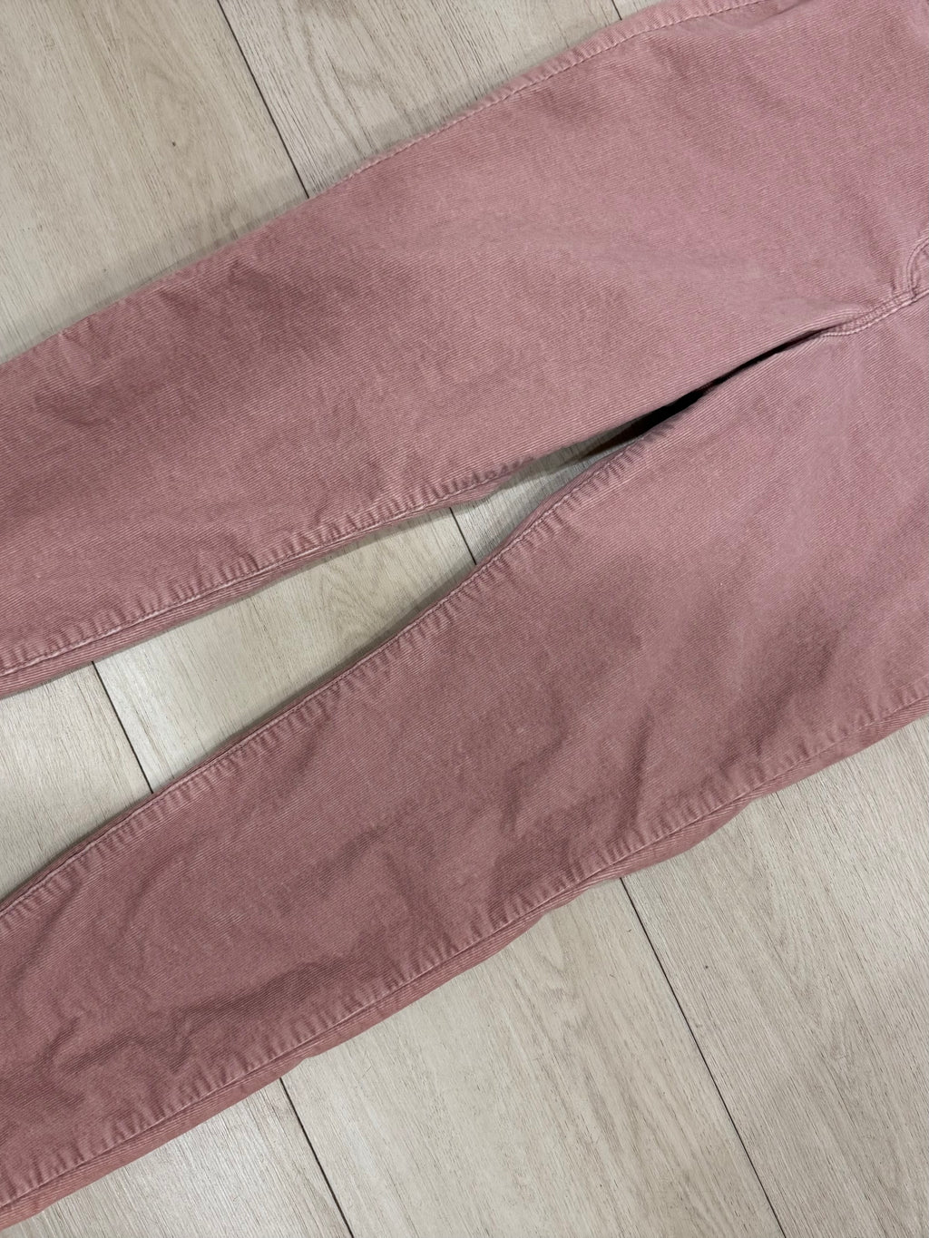 Talbots High Waist Corduroy Jegging Ankle Pants Size 10 Pink
