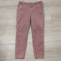 Talbots High Waist Corduroy Jegging Ankle Pants Size 10 Pink